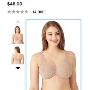 WACOAL x2 Halo Lace Full Figure Underwire Bra